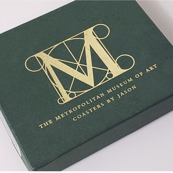 METROPOLITAN MUSEUM OF ART Boxed Coaster Set By Jason - Picture 2 of 9
